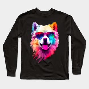 Dog in sunglasses Long Sleeve T-Shirt